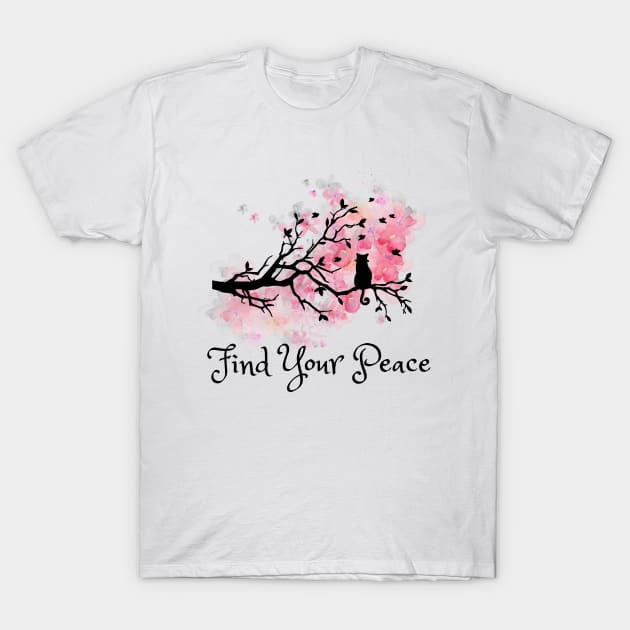 Find Your Peace T-Shirt by artofstacy